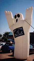 Ghost shape Halloween inflatables