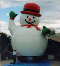 Snowman cold-air Christmas inflatables
