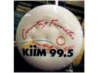 Disc shape helium advertising balloon