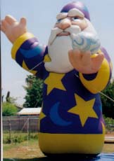WIzard giant balloon for promotions and sales!